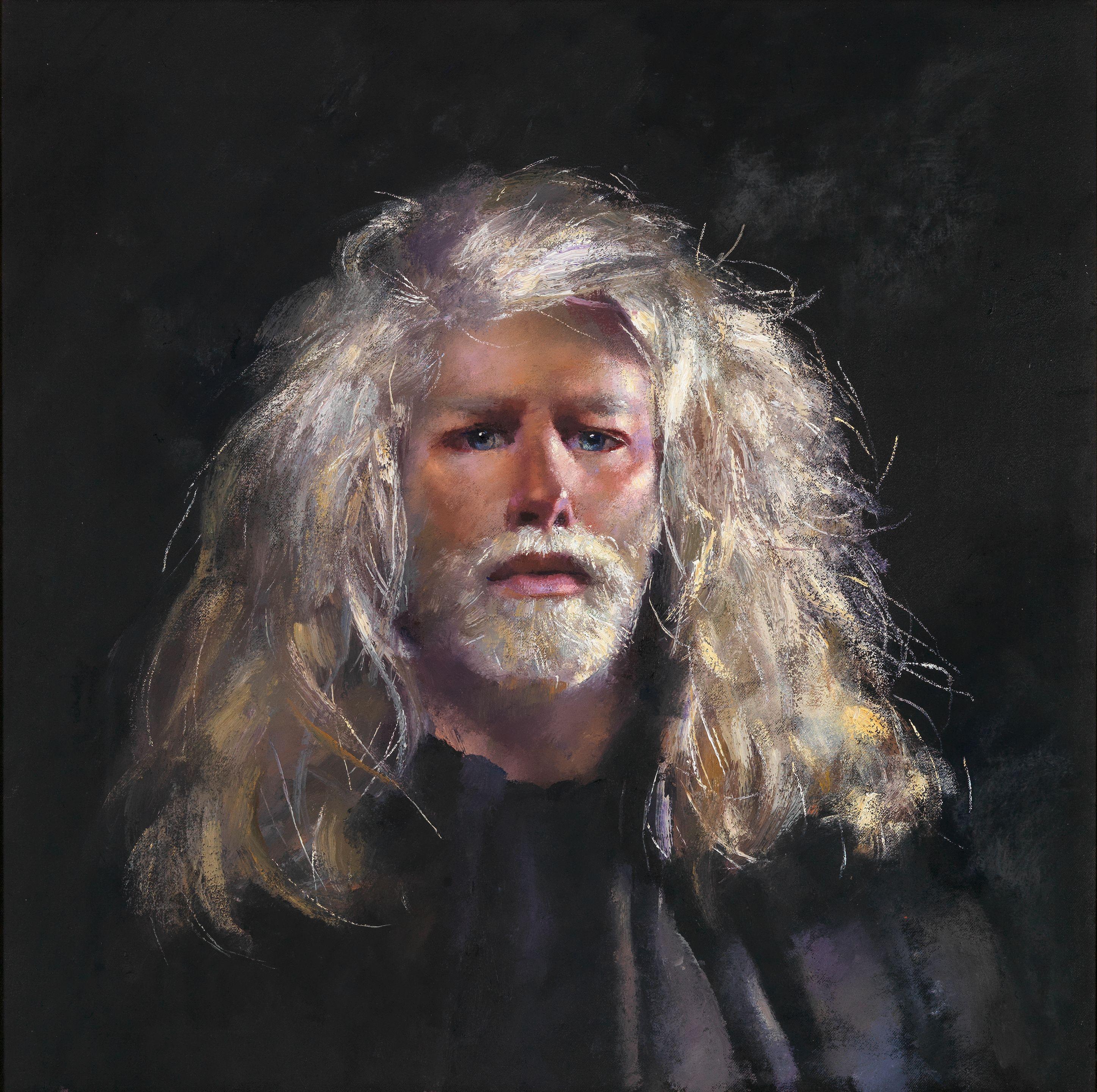 Robert O. Lenkiewicz - Self Portrait In Private Studio