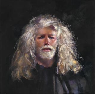 Robert O. Lenkiewicz - Self Portrait In Private Studio