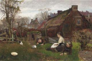 Robert Payton Reid, A.R.S.A. - Afternoon play