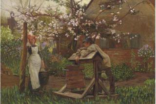 Robert Payton Reid, A.R.S.A. - In the garden
