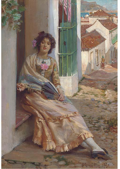 Robert Payton Reid, A.R.S.A. - The Town Belle