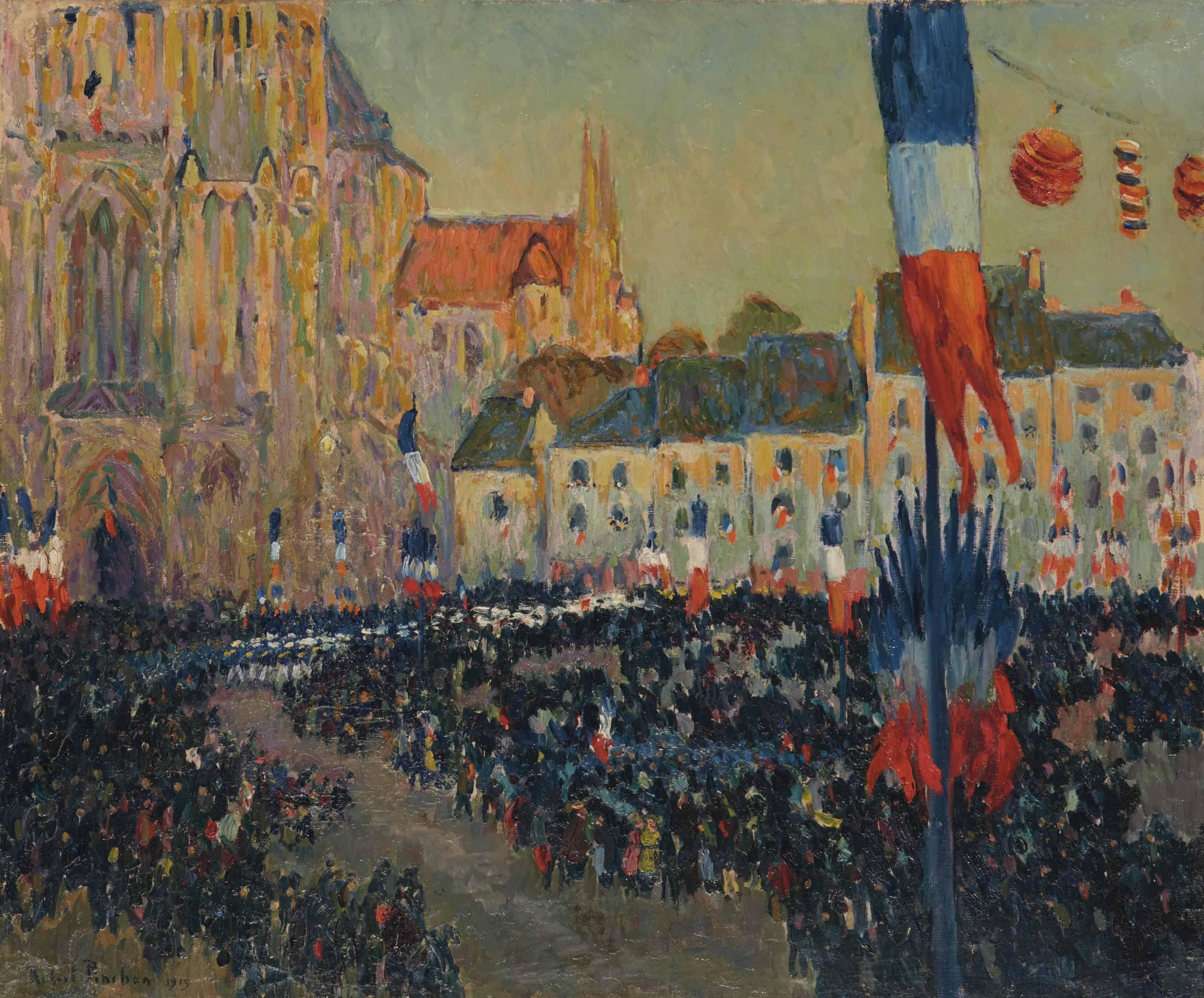 Robert Pinchon - La Commémoration Du 11 Novembre 1919 À Lisieux