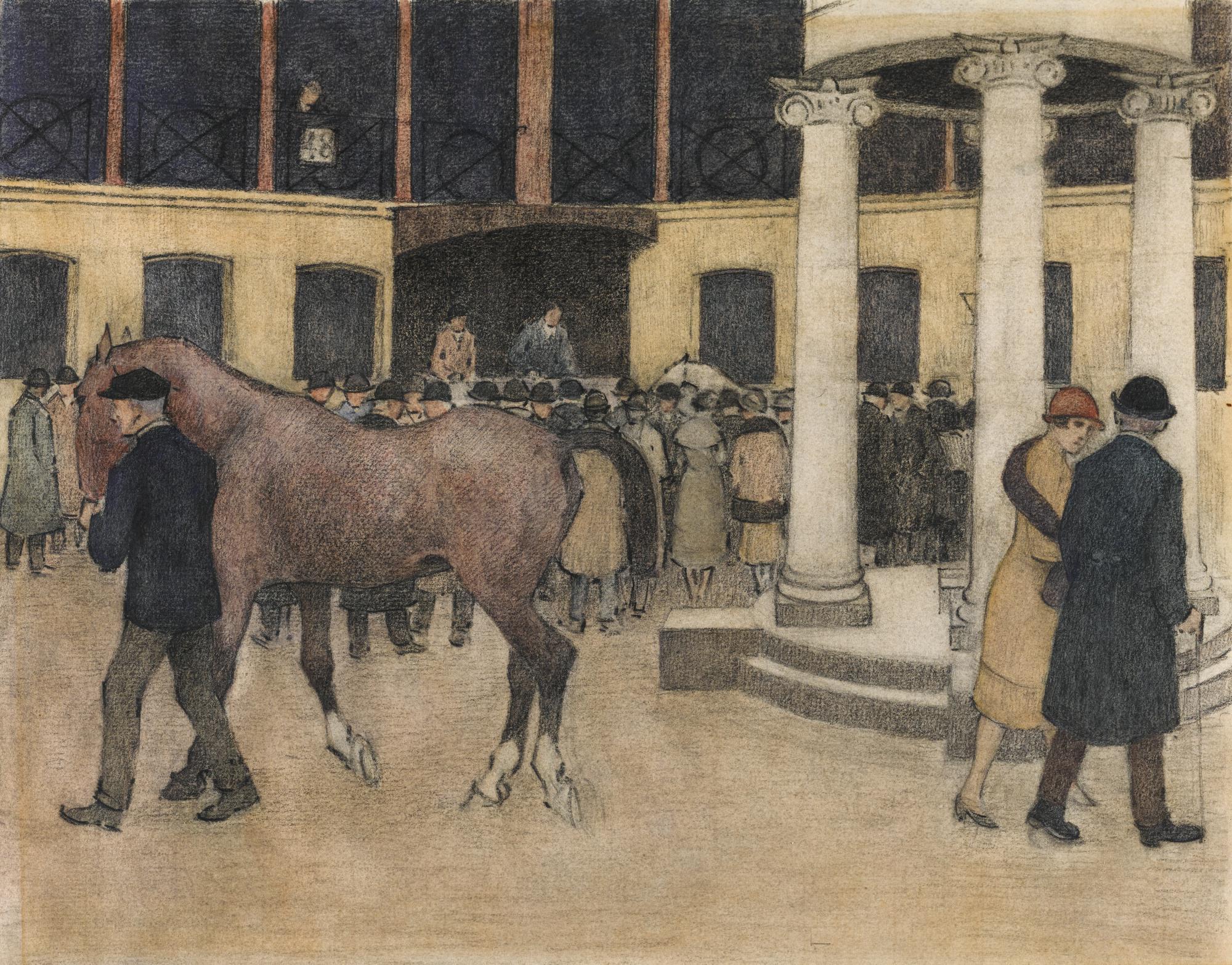 Robert Polhill Bevan - At Tattersall\'S