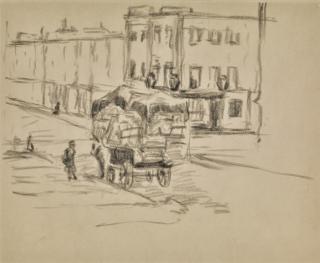 Robert Polhill Bevan - Cumberland Market 