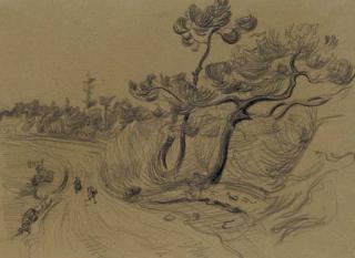 Robert Polhill Bevan - Deux personnages sur un chemin à Pont-Aven