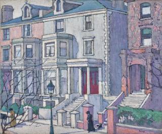 Robert Polhill Bevan - Houses In Sunlight