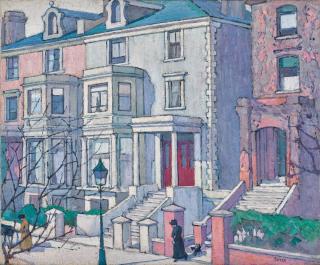 Robert Polhill Bevan - Houses In Sunlight