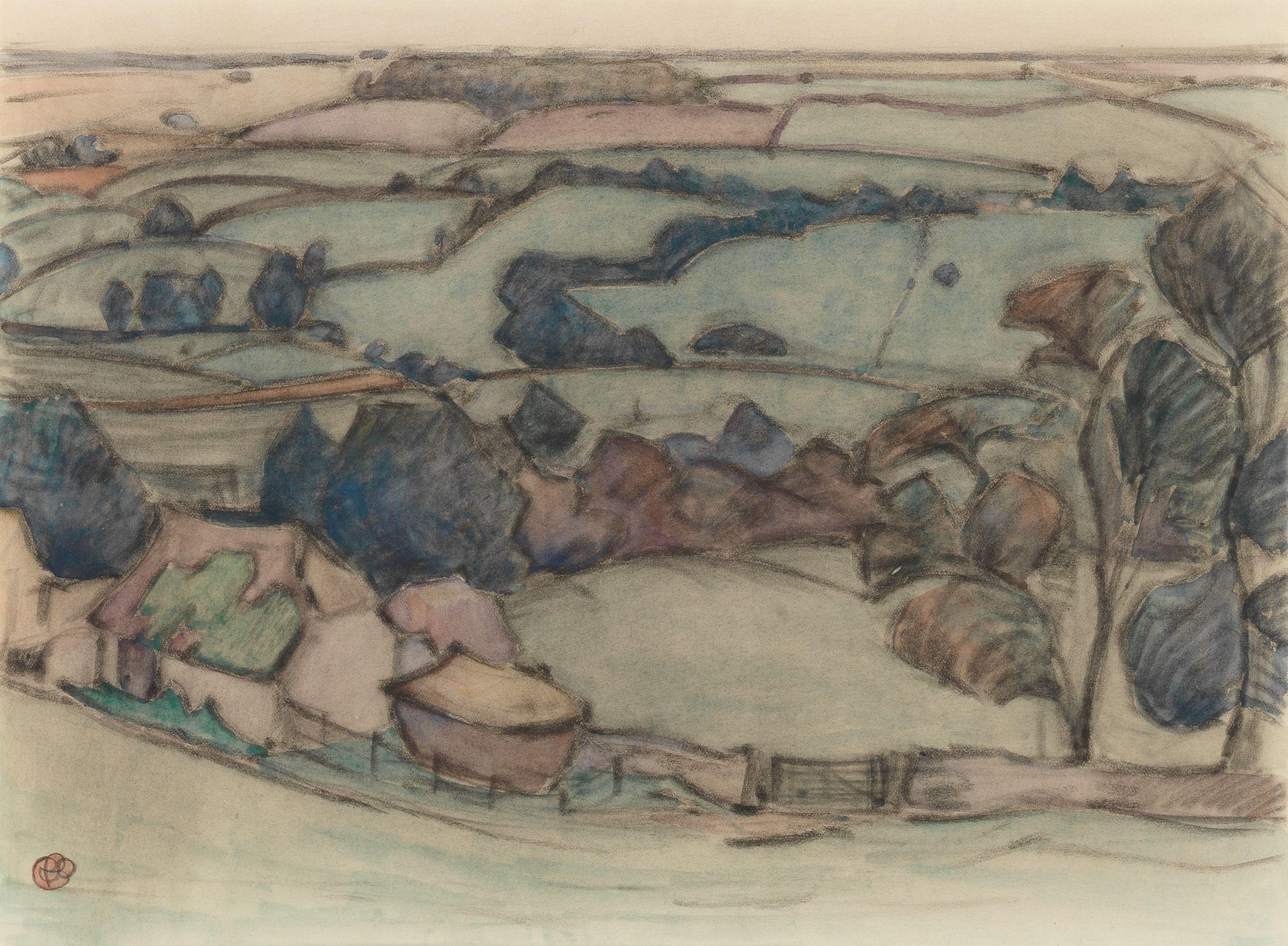 Robert Polhill Bevan - In the Upper Culm Valley
