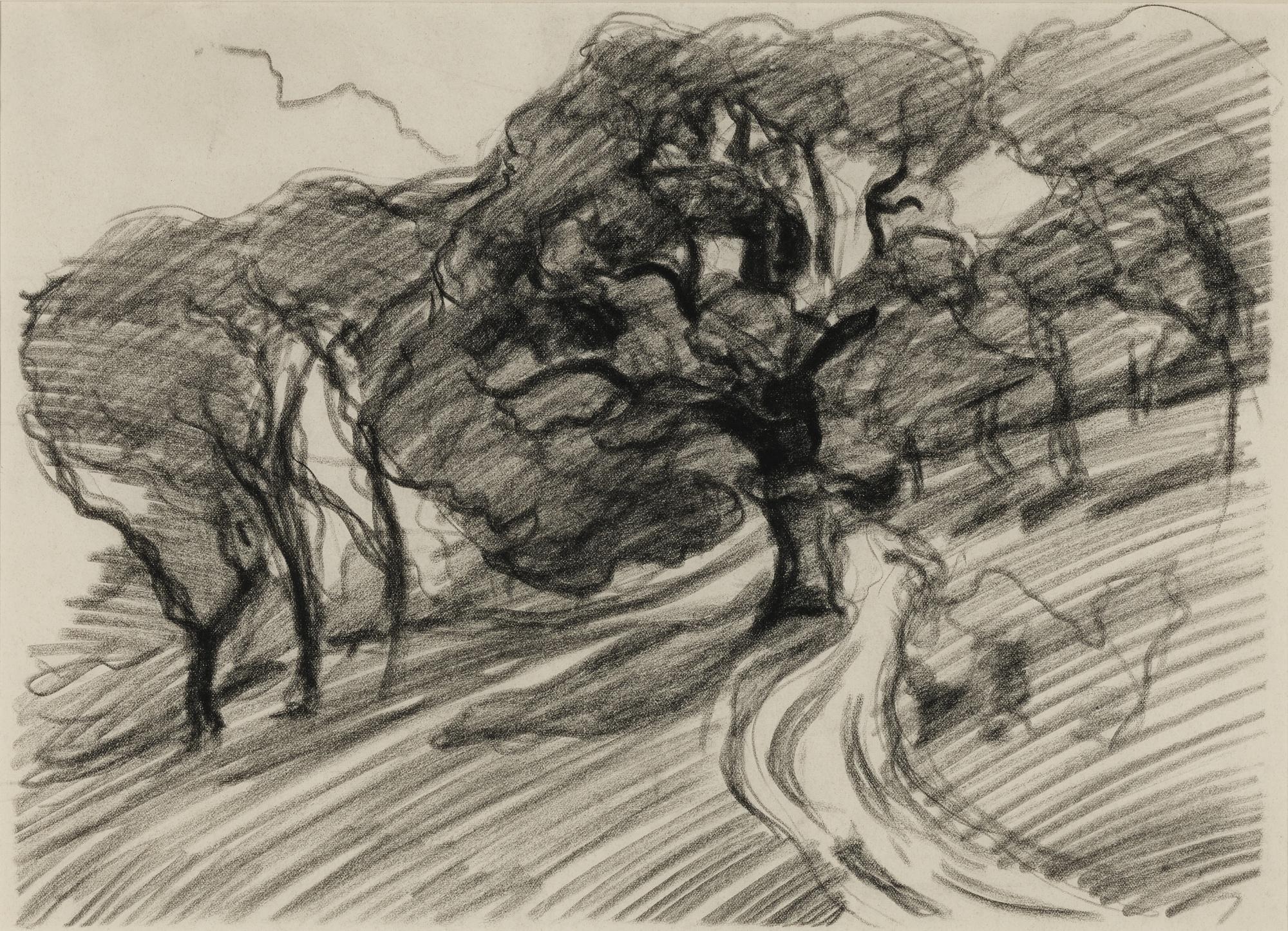 Robert Polhill Bevan - Landscape With Trees