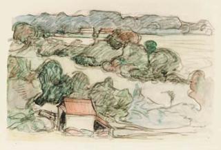 Robert Polhill Bevan - Near Applehayes, Somerset