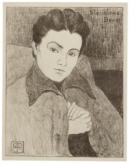 Robert Polhill Bevan - The Artist\'S Wife (Colnaghi 24)