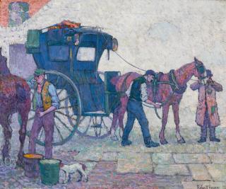 Robert Polhill Bevan - The Hansom Cab