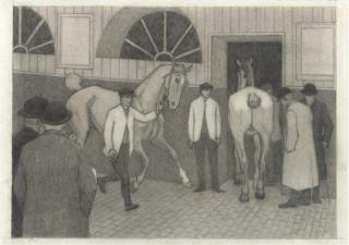 Robert Polhill Bevan - The Horse Mart, Barbican