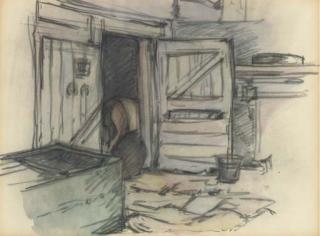 Robert Polhill Bevan - The Stable Door; And Bringing Up The Hounds, Exmoor