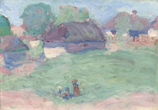 Robert Polhill Bevan - Village Green, Poland