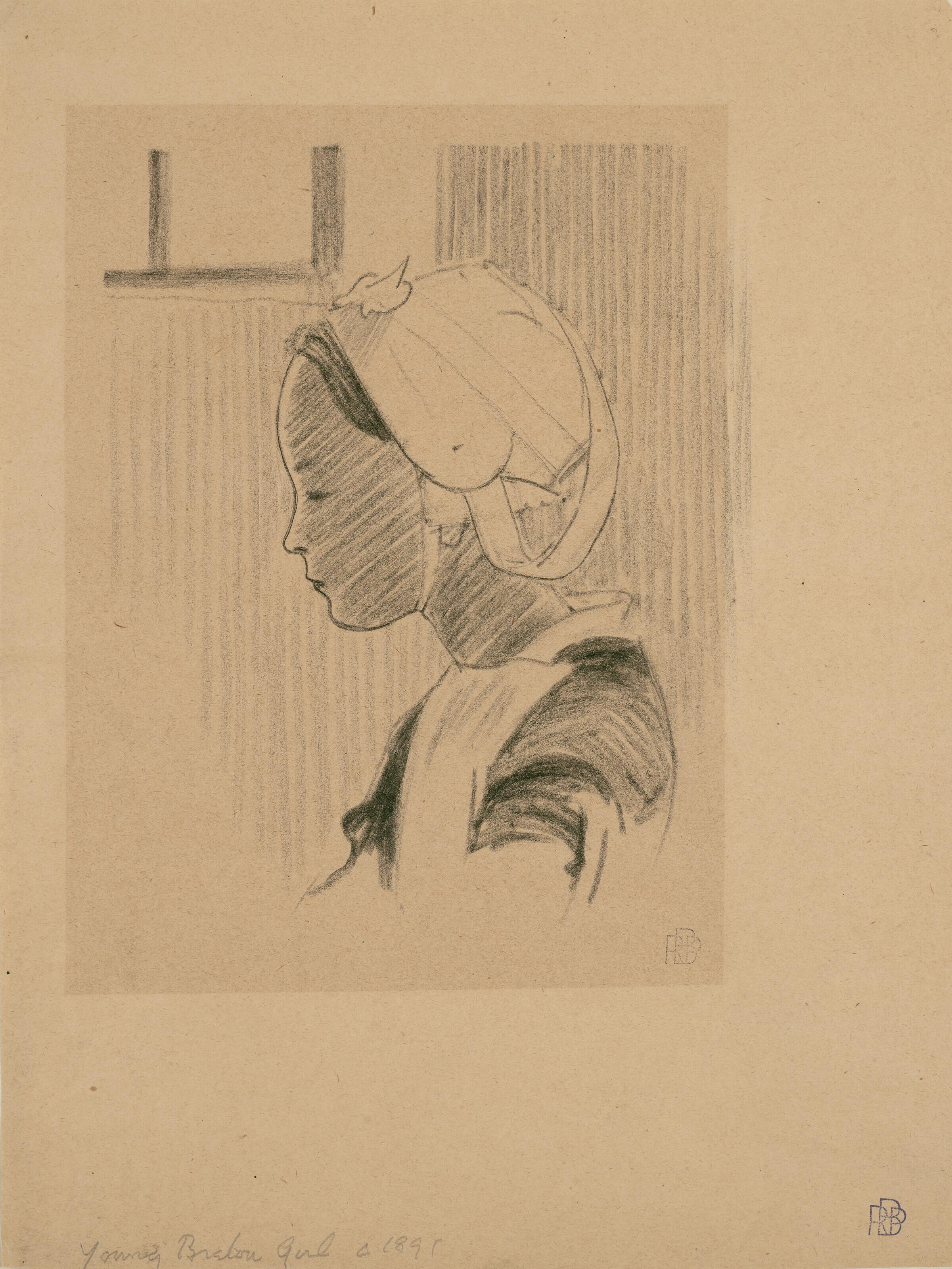 Robert Polhill Bevan - Young Breton Girl