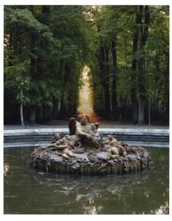 Robert Polidori - Bassins des Saisons, L\'Hiver Ou Saturne by Giardon, Versailles, 1985