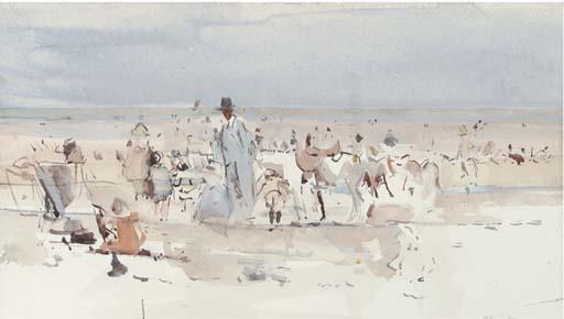 Robert Purves Flint, R.W.S., A.R.W.S. - The Donkey Man