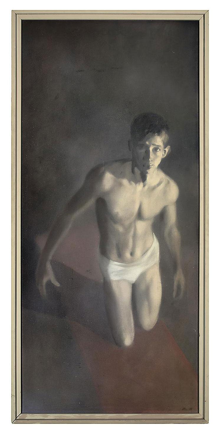 Robert R. Bliss - Kneeling acrobat