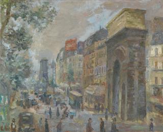 Robert Rafaelovich Falk - Porte Saint-Martin, Paris