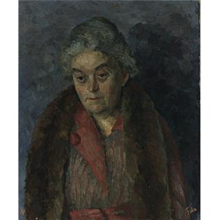 Robert Rafaelovich Falk - Portrait Of The Artist\'S Mother