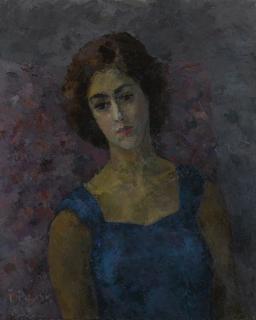 Robert Rafailovich Falk - Greek Woman (Portrait Of Inna Costakis)