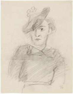 Robert Rafailovich Falk - Lady in a Hat