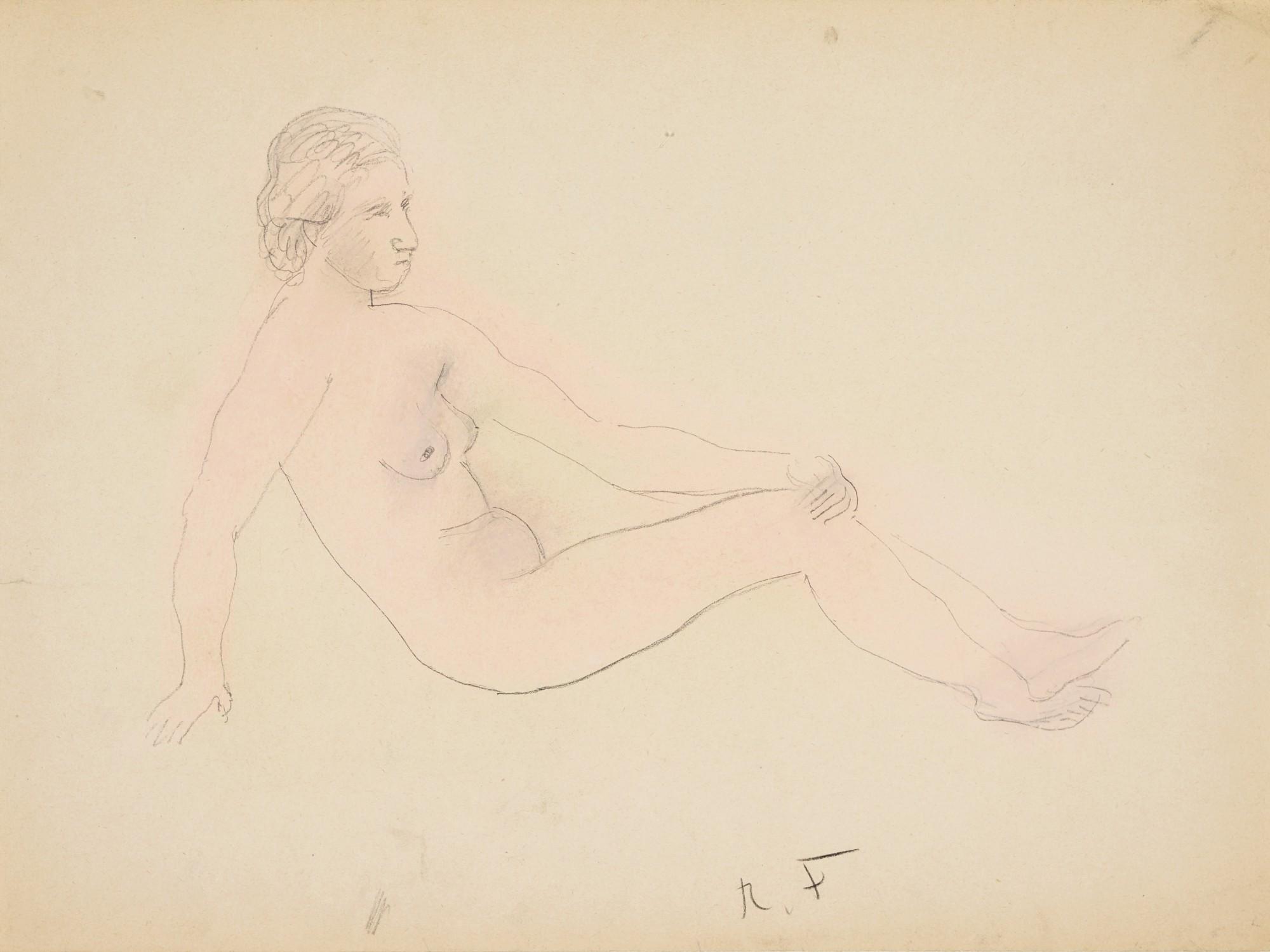 Robert Rafailovich Falk - Reclining Nude