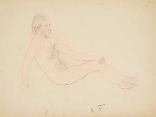 Robert Rafailovich Falk - Reclining Nude