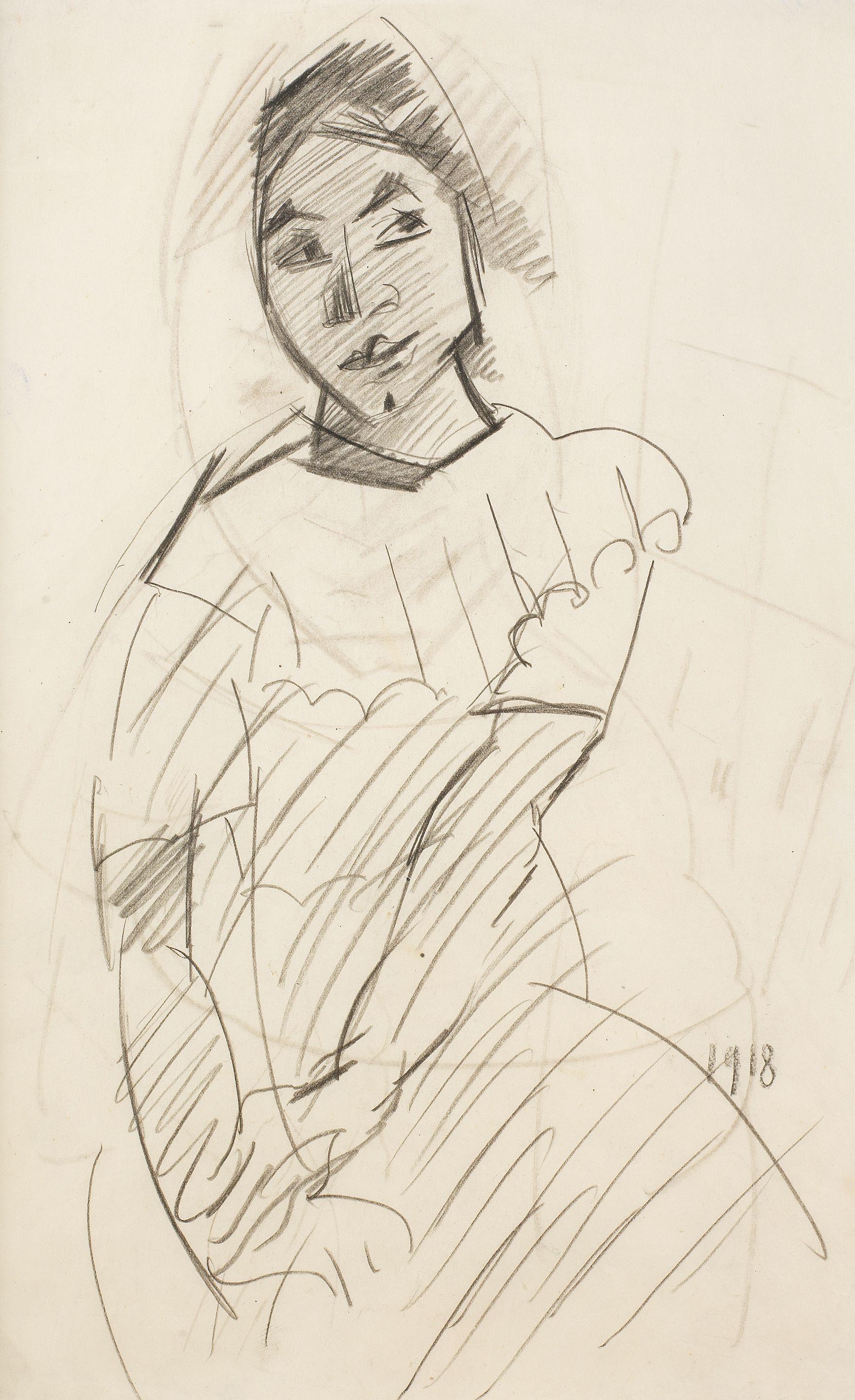 Robert Rafailovich Falk - Sketch for a sitter