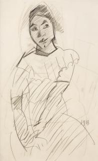 Robert Rafailovich Falk - Sketch for a sitter
