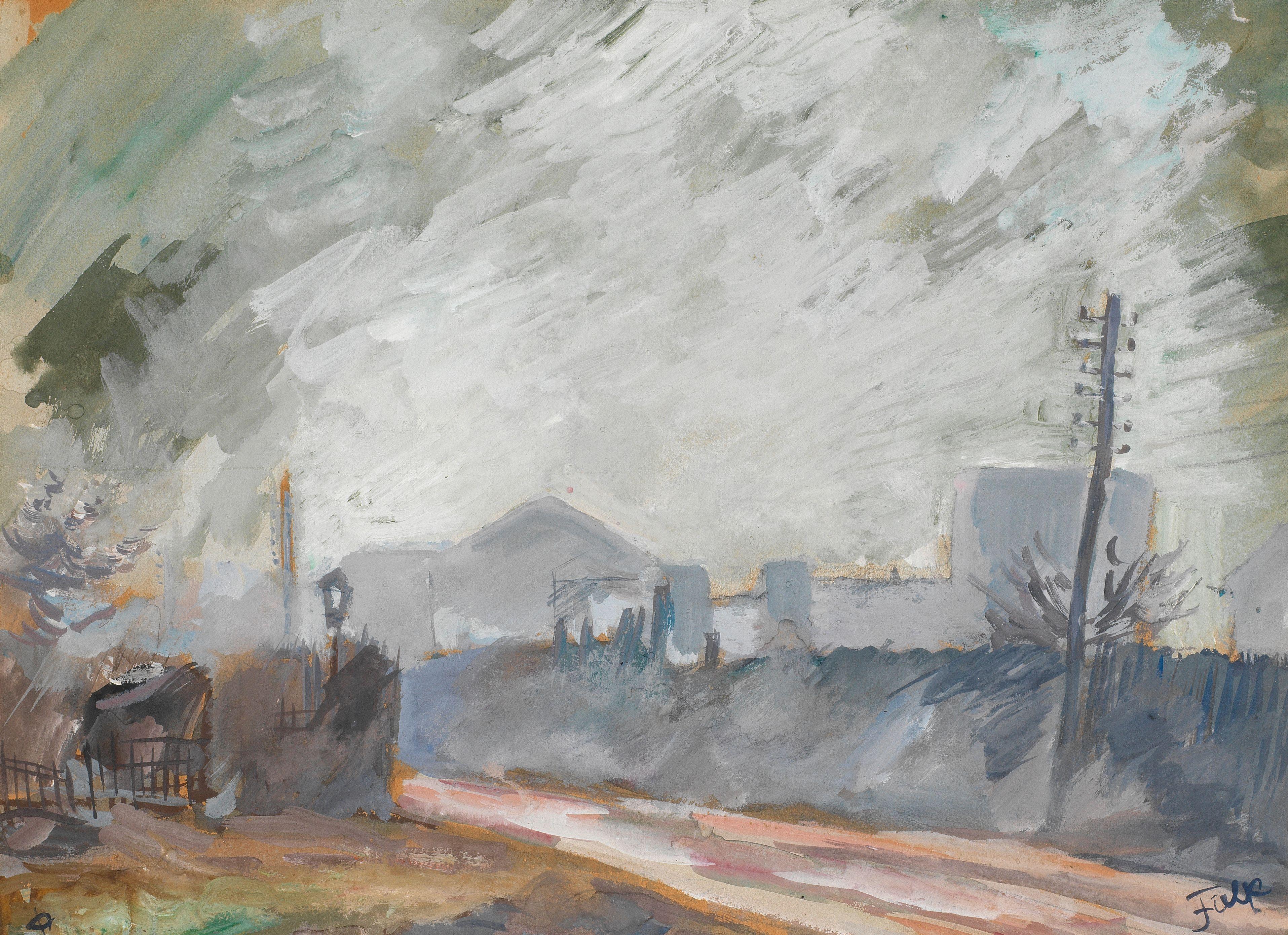 Robert Rafailovich Falk - Street Scene