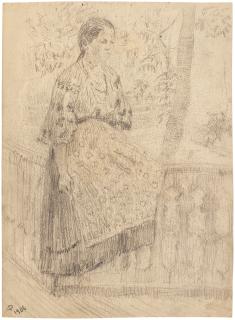 Robert Rafailovich Falk - Ukrainian Peasant Girl