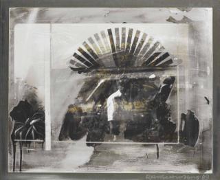 Robert Rauschenberg - From The Bleacher Series: Fan And Man I