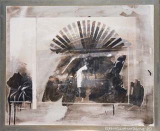 Robert Rauschenberg - From the Bleacher Series: Fan and Man I
