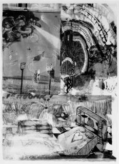 Robert Rauschenberg - L.A. Uncovered #11 (G. 1737)