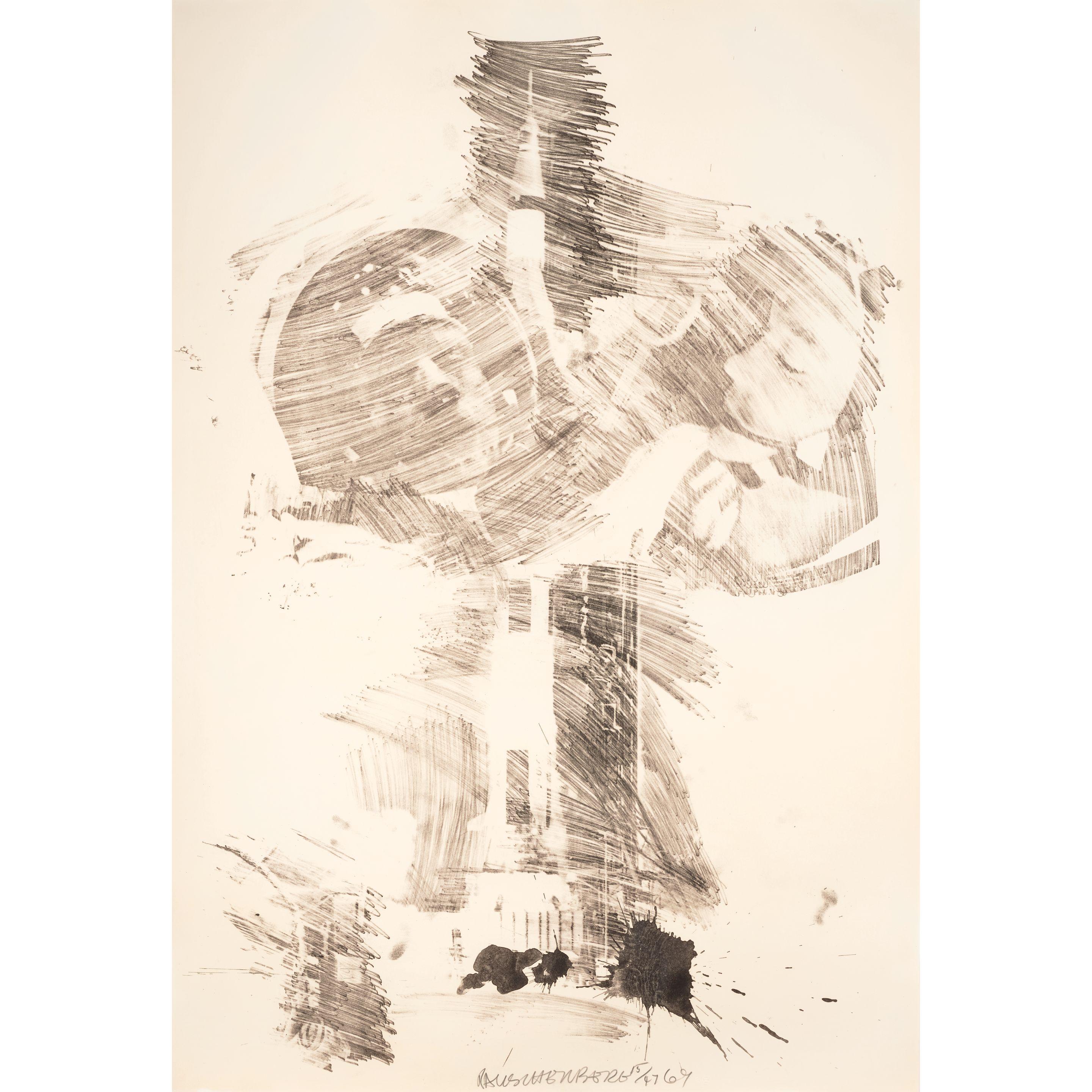 Robert Rauschenberg - Moon Rose, from Stoned Moon