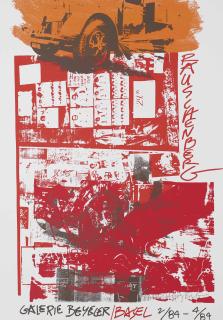 Robert Rauschenberg - Poster Galerie Beyeler, Basel 2/84-4/84