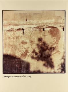 Robert Rauschenberg - Profiles on a Wall, from Studies for a Chinese Summerhall