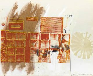 Robert Rauschenberg - Red Spinner