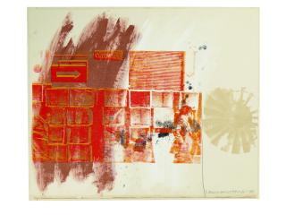 Robert Rauschenberg - Red Spinner