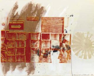 Robert Rauschenberg - Red Spinner