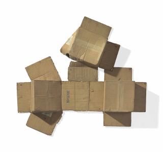 Robert Rauschenberg - Sacred / Universal No. 7/3 Times (Cardboard)