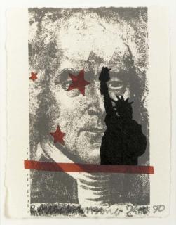 Robert Rauschenberg - Spackle, from Harvey Gantt (G. 1449)