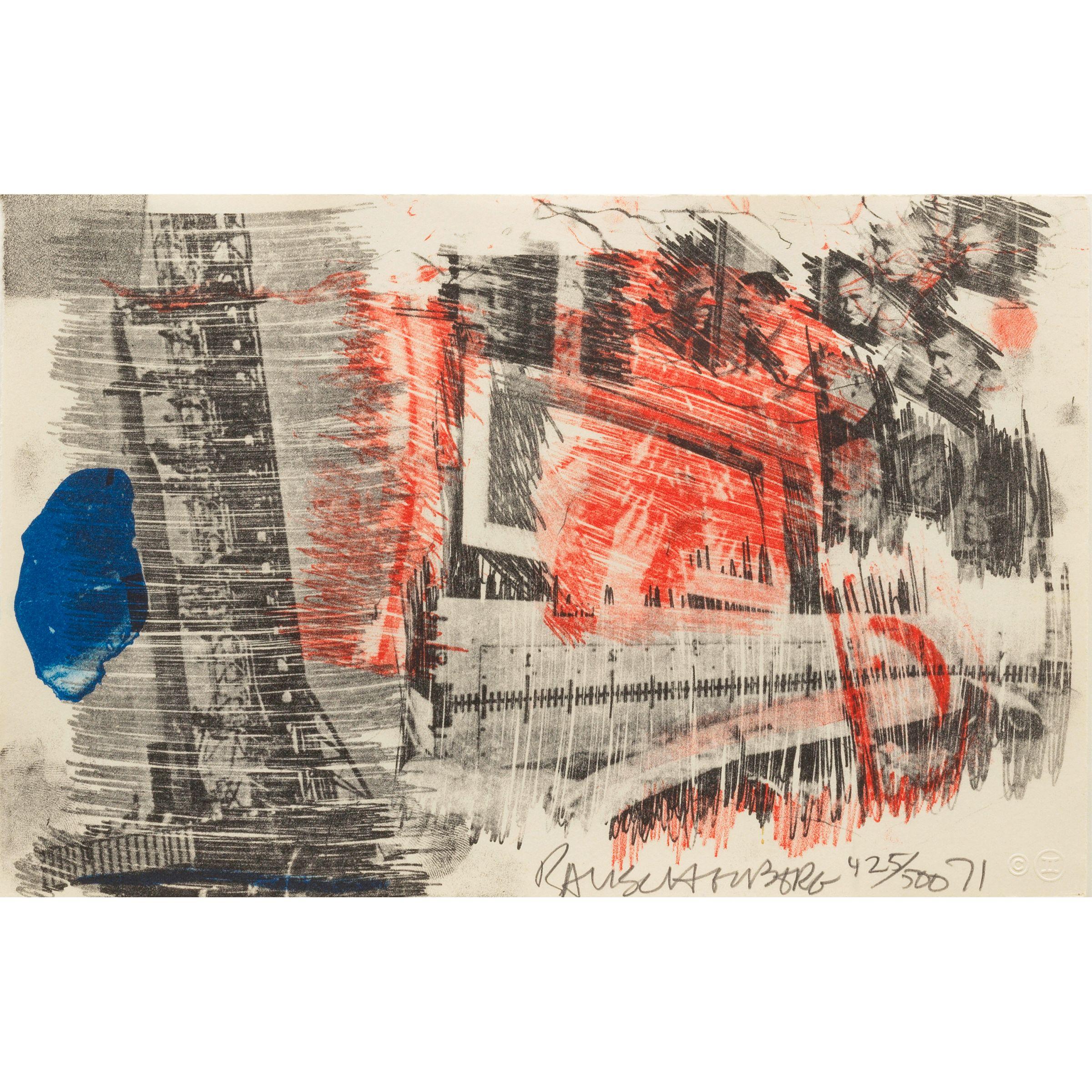 Robert Rauschenberg - Sub-Total, from Stoned Moon Series