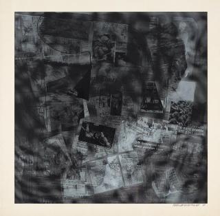 Robert Rauschenberg - Surface Series, from Currents