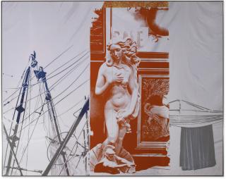 Robert Rauschenberg - Swim, From Roci Usa (Wax Fire Works)