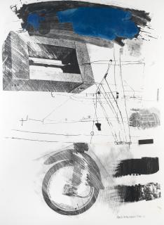 Robert Rauschenberg - Test Stone #6 (Blue Cloud), from \'Booster and 7 Studies\'