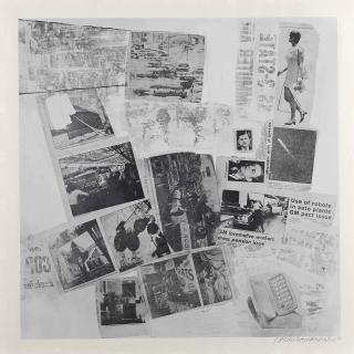 Robert Rauschenberg - Two Plates, From: Features From Currents