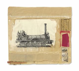 Robert Rauschenberg - Untitled (Locomotive)